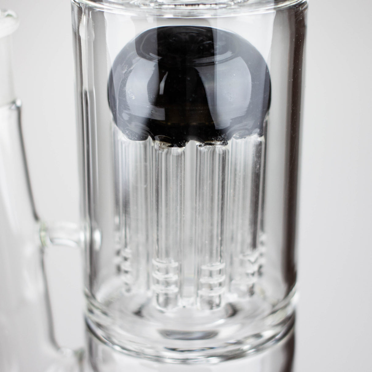 16" Color accented double percolator glass bong Glass Bong Bongzie Smokes