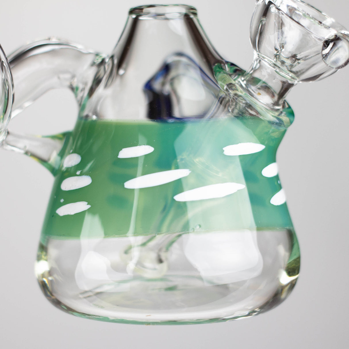 4" Cone bubbler with eye decoration-Assorted Glass Bong Bongzie Smokes