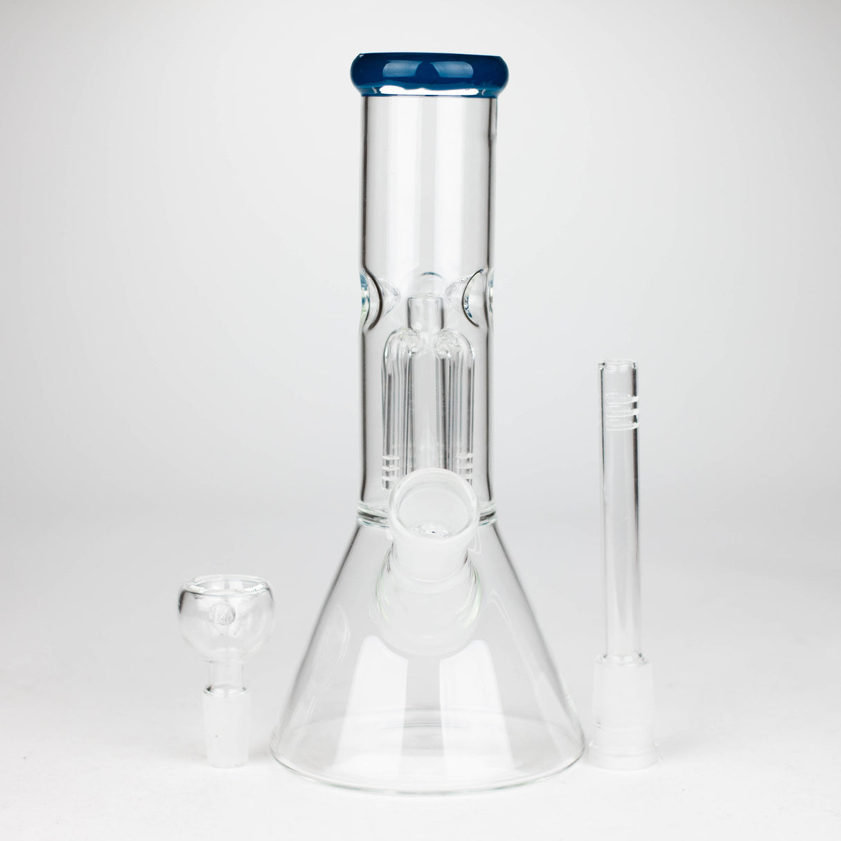 8" Beaker Bong with Perculator Glass Bong Bongzie Smokes