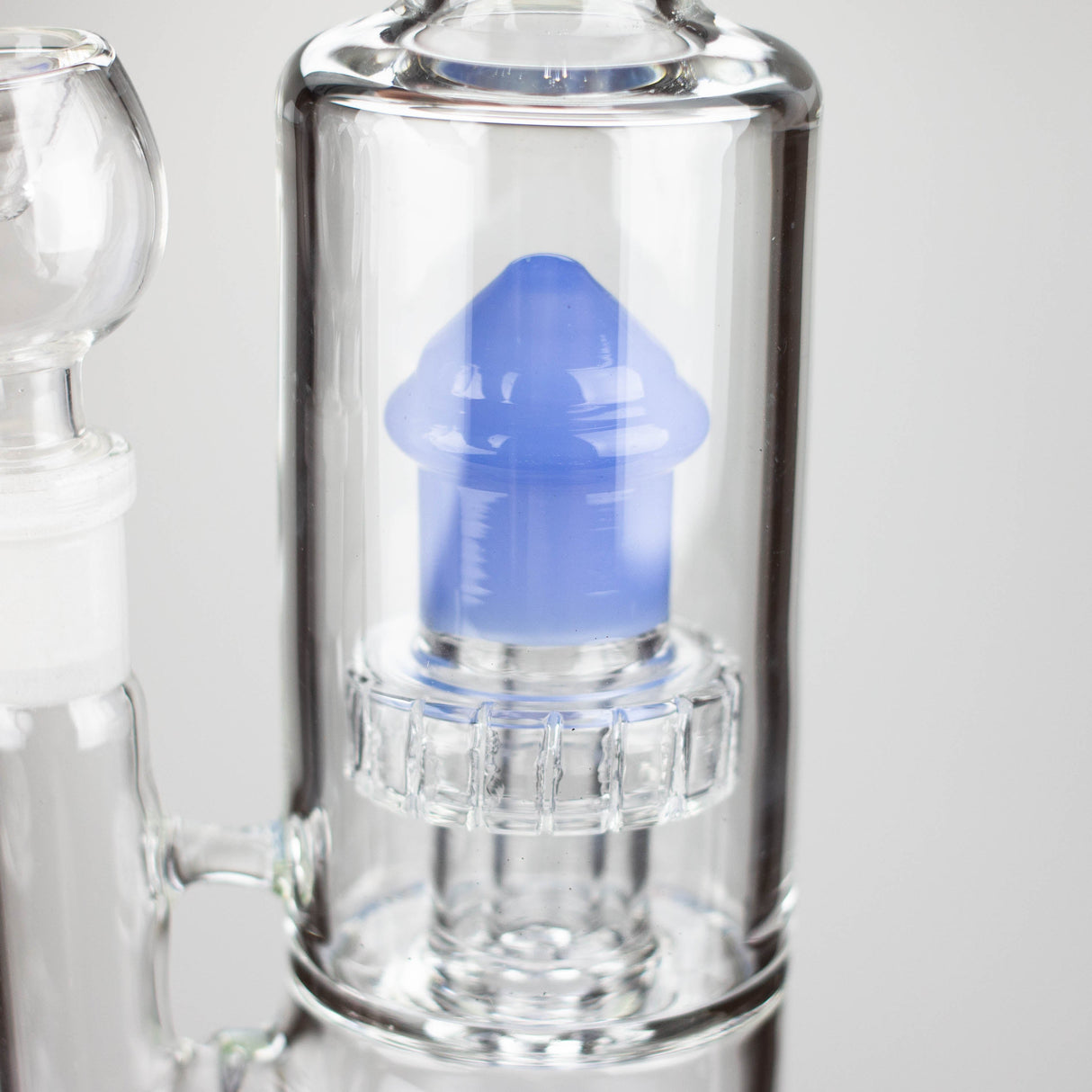 12" color accented bent neck glass bong Glass Bong Bongzie Smokes