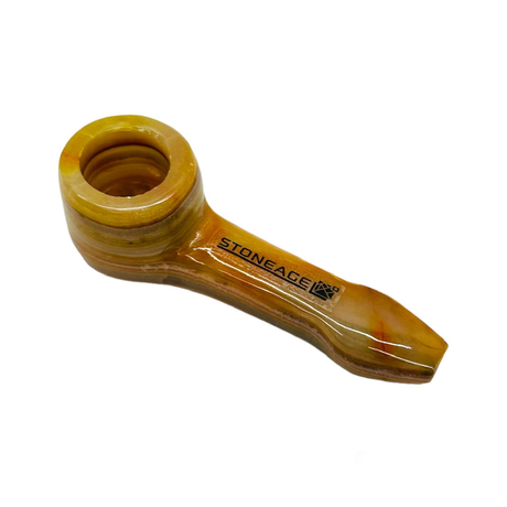 StoneAge | 4" Handmade Tobacco Smoking Pipe – Model: Fish, Includes Gift Box Quartz · Stone Pipe NicePrice