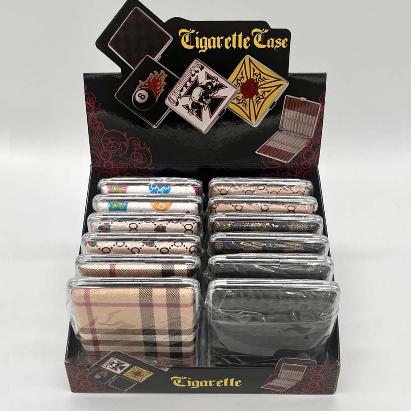 Luxury Pattern 95mm Cigarette Case Box of 12 Case NIBO Distribution