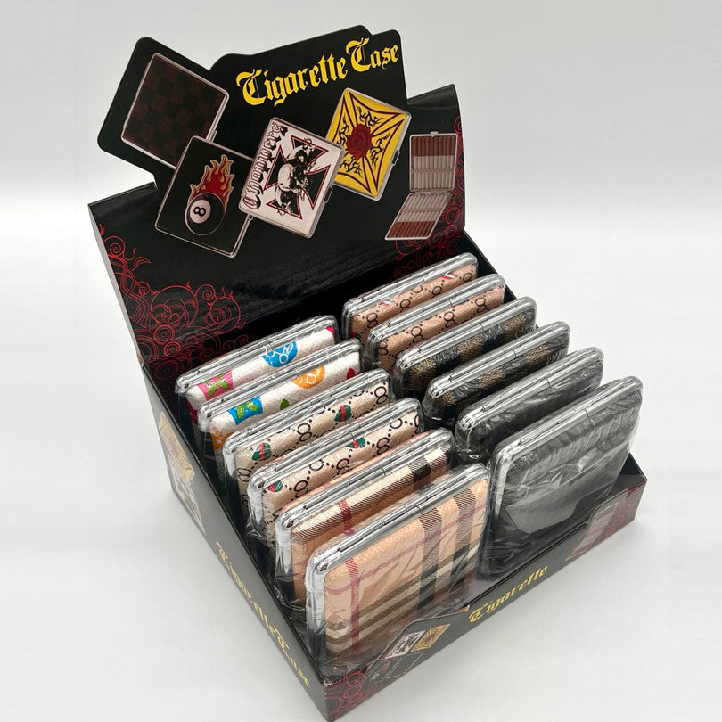 Luxury Pattern 95mm Cigarette Case Box of 12 Case NIBO Distribution