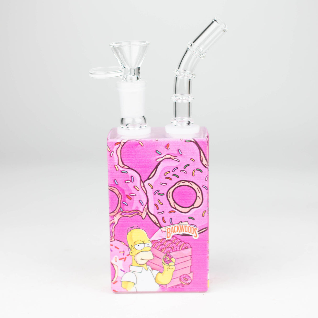 7.5" Juicy Box Cartoon Glass Bong Glass Rig Super Supplys Inc Design 1