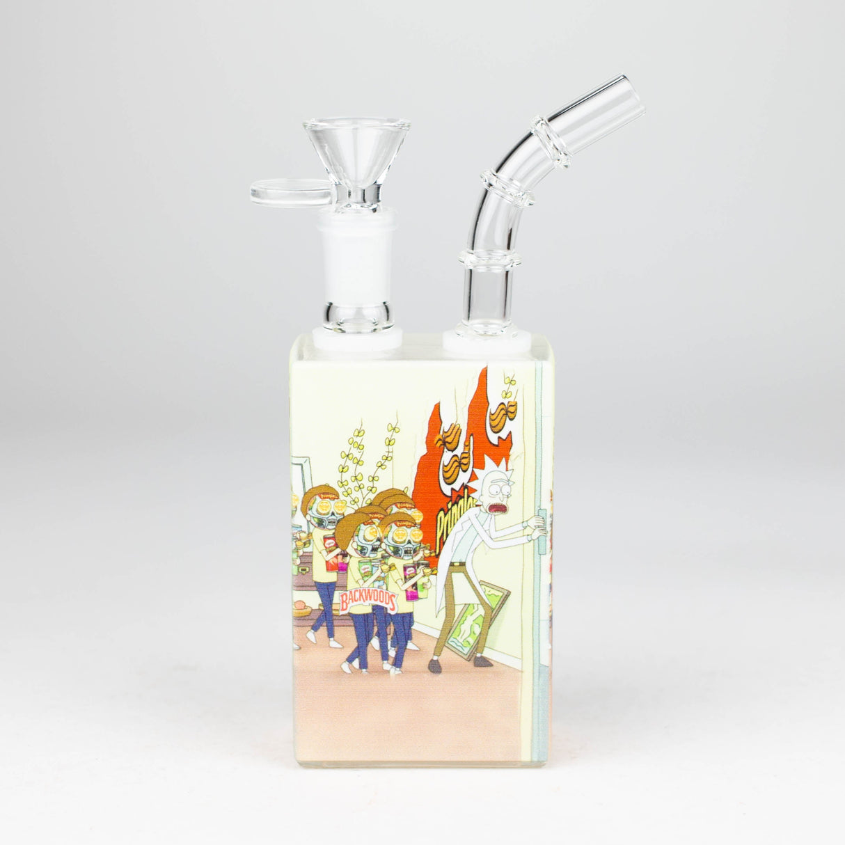 7.5" Juicy Box Cartoon Glass Bong Glass Rig Super Supplys Inc Design 4