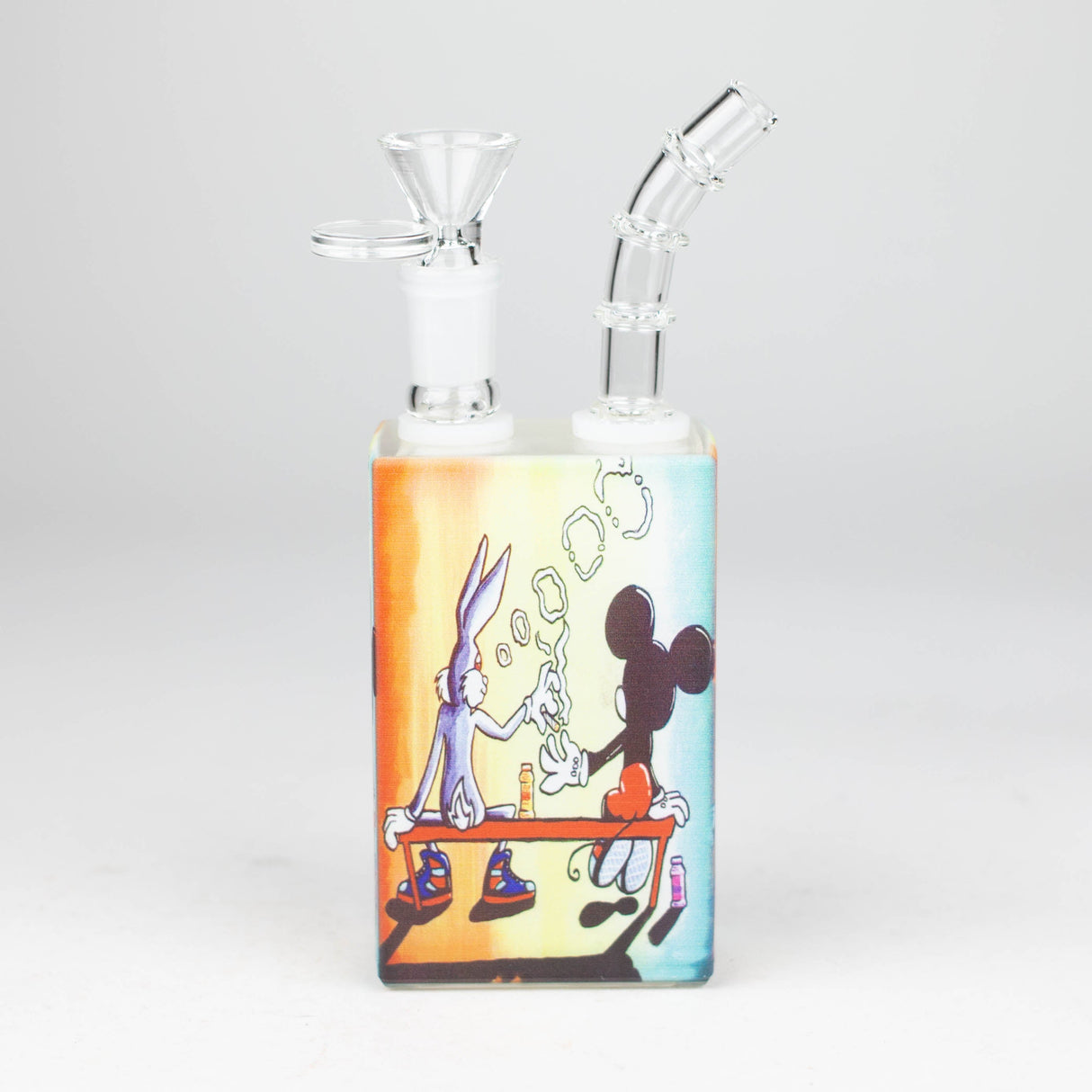 7.5" Juicy Box Cartoon Glass Bong Glass Rig Super Supplys Inc Design 6