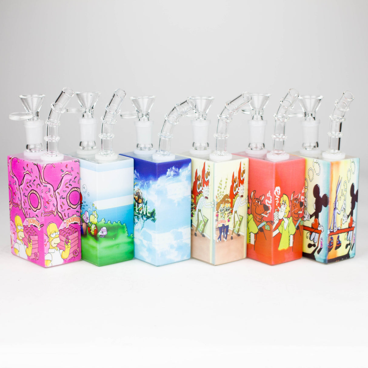 7.5" Juicy Box Cartoon Glass Bong Glass Rig Super Supplys Inc