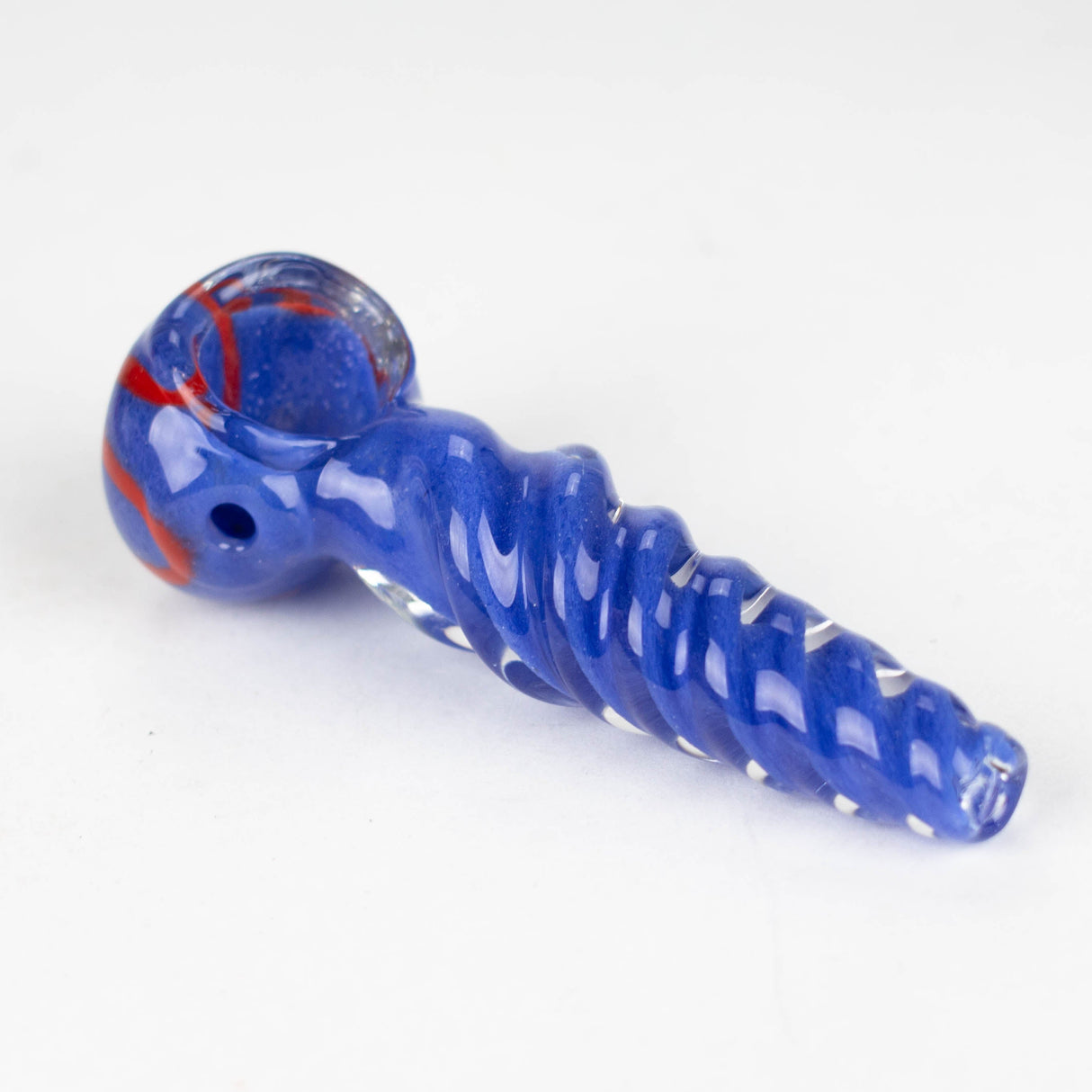 4" Twist glass hand pipe pack of 2 Glass Pipe Bongzie Smokes