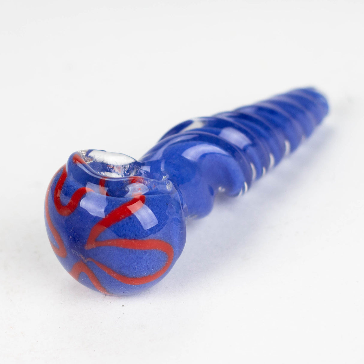 4" Twist glass hand pipe pack of 2 Glass Pipe Bongzie Smokes