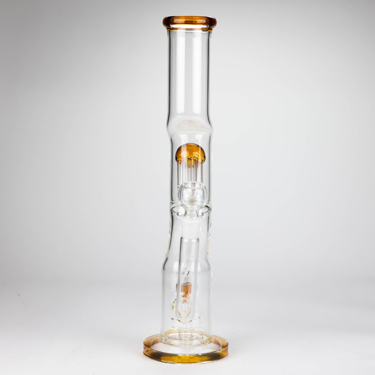 16" Zig-zag glass bong with percolator Glass Bong Bongzie Smokes