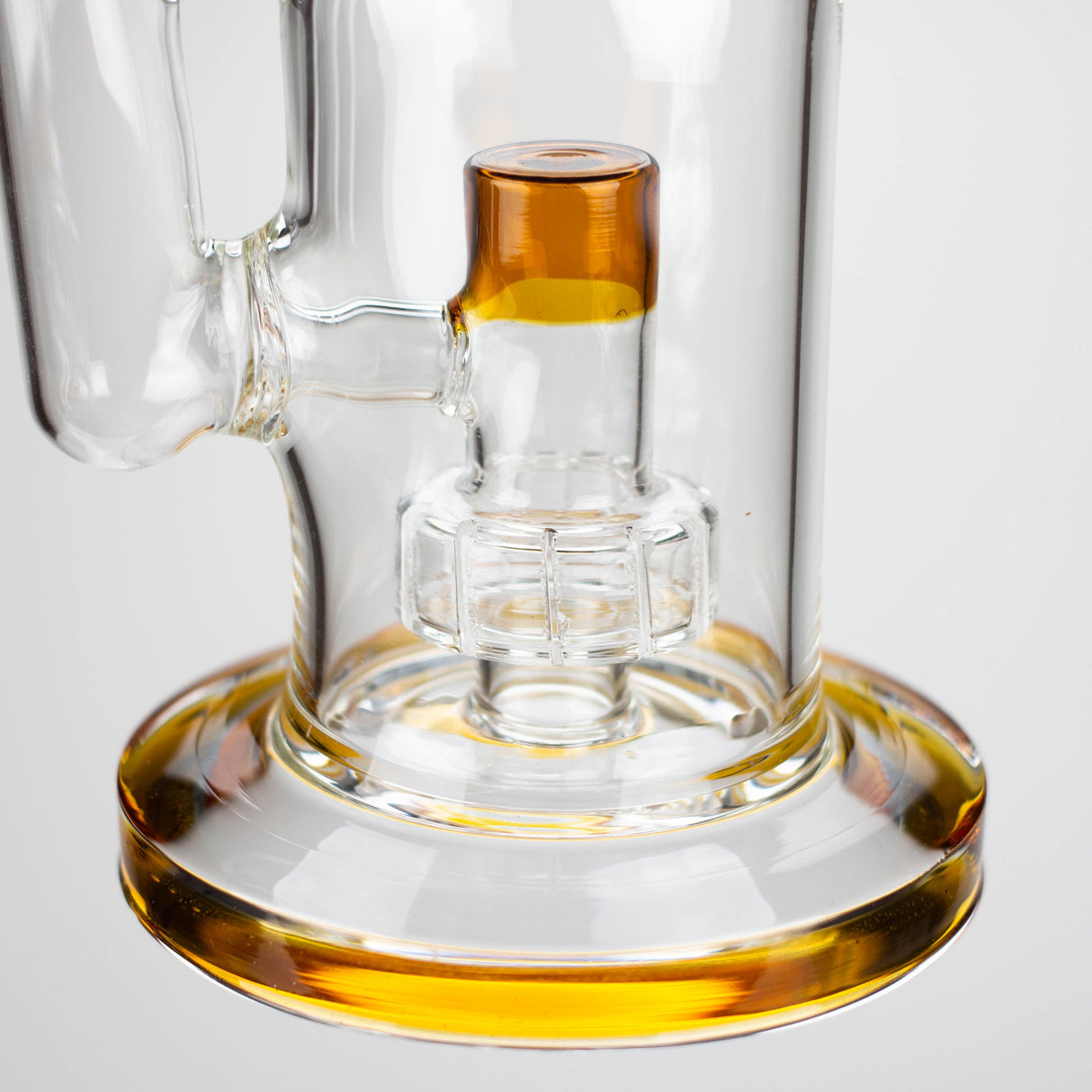 16" Zig-zag glass bong with percolator Glass Bong Bongzie Smokes