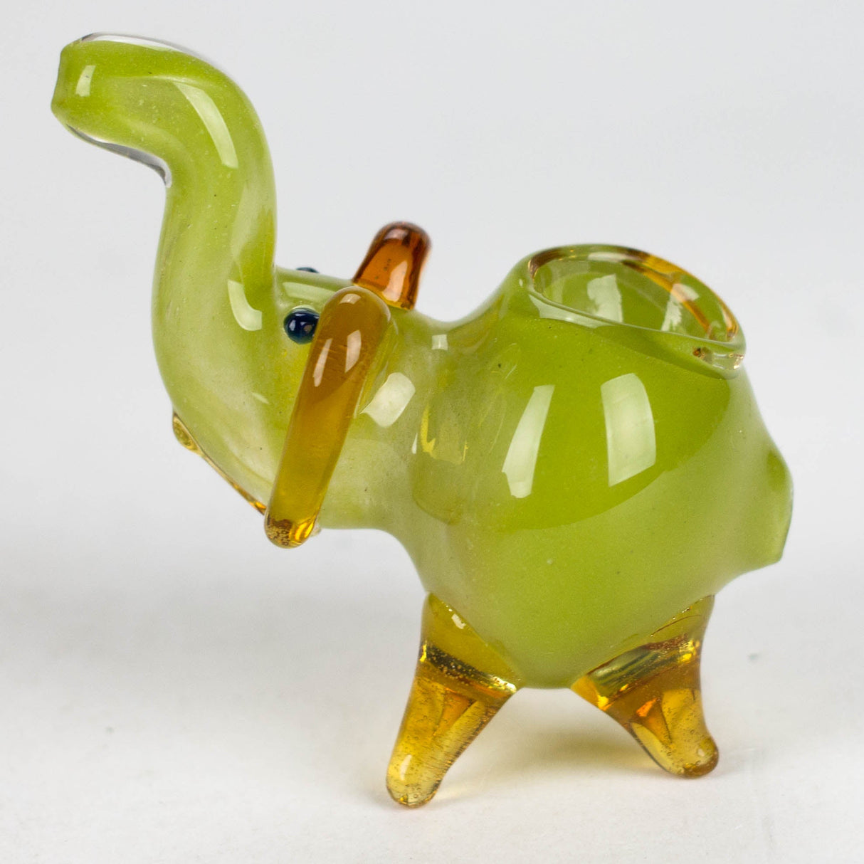 3" Elephant glass hand pipe Glass Pipe Bongzie Smokes