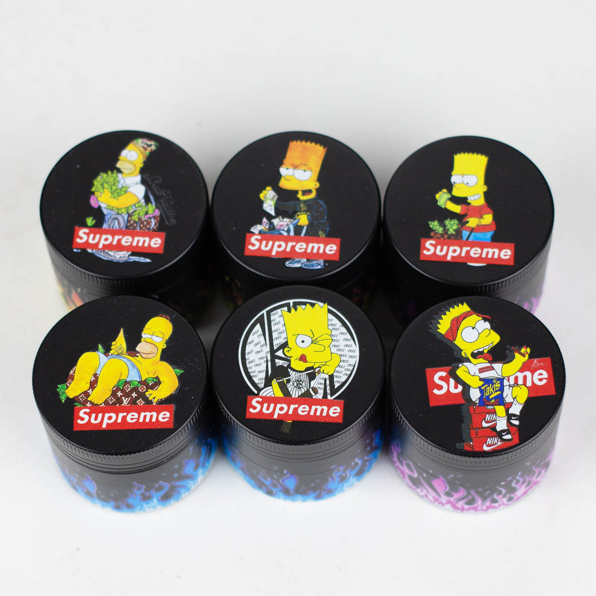 Cartoon Design Grinder Box of 12 Display Pack Super Supplys Inc