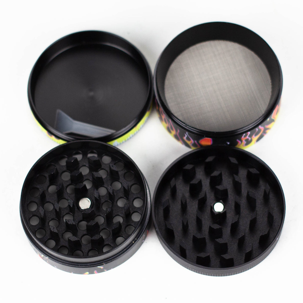 Dia 53mm*43mm Cartoon Grinder Box of 6 Display Pack Super Supplys Inc