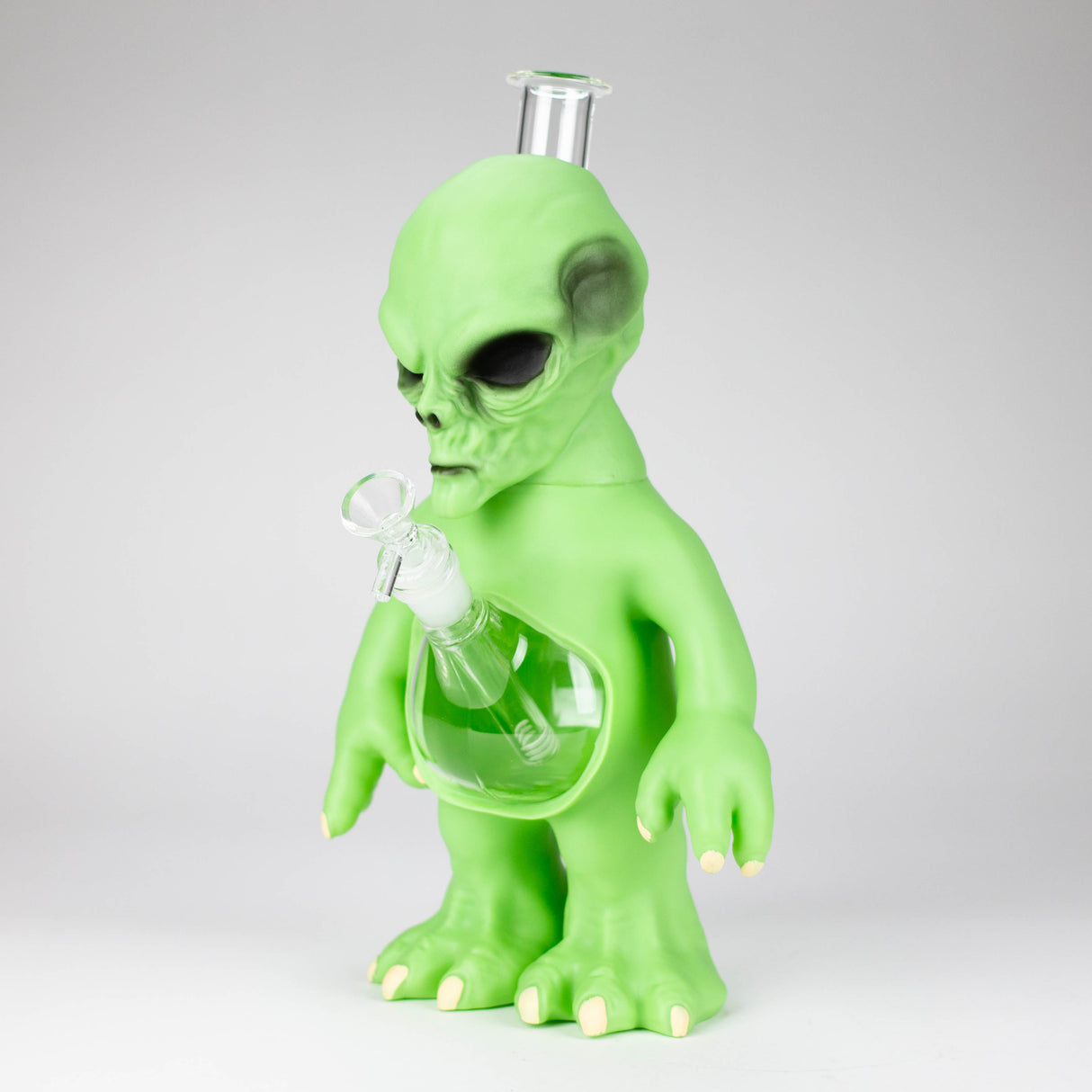 13" Vinyl alien water pipe Resin · Silicone · Plastic Bong YHS Smoke