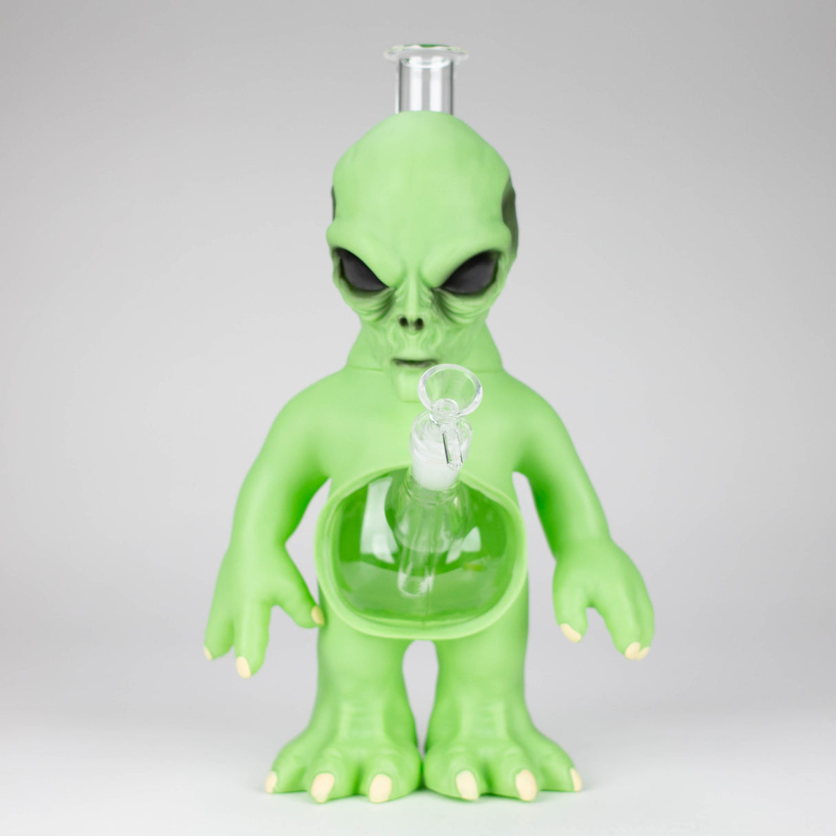 13" Vinyl alien water pipe Resin · Silicone · Plastic Bong YHS Smoke