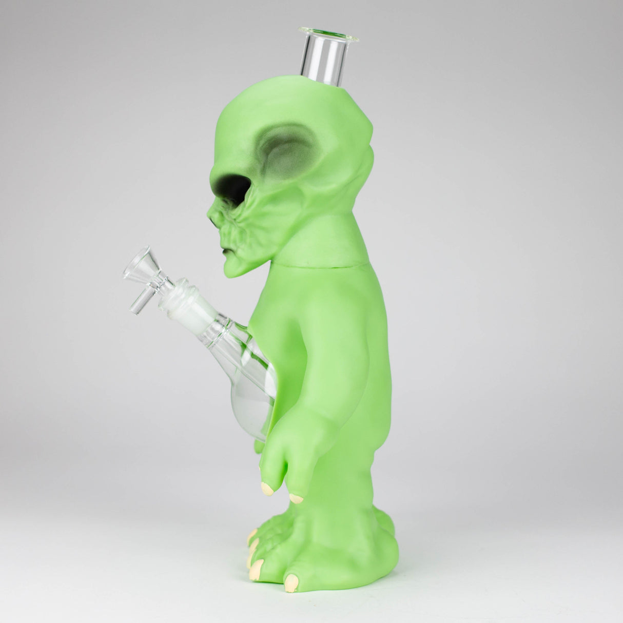 13" Vinyl alien water pipe Resin · Silicone · Plastic Bong YHS Smoke