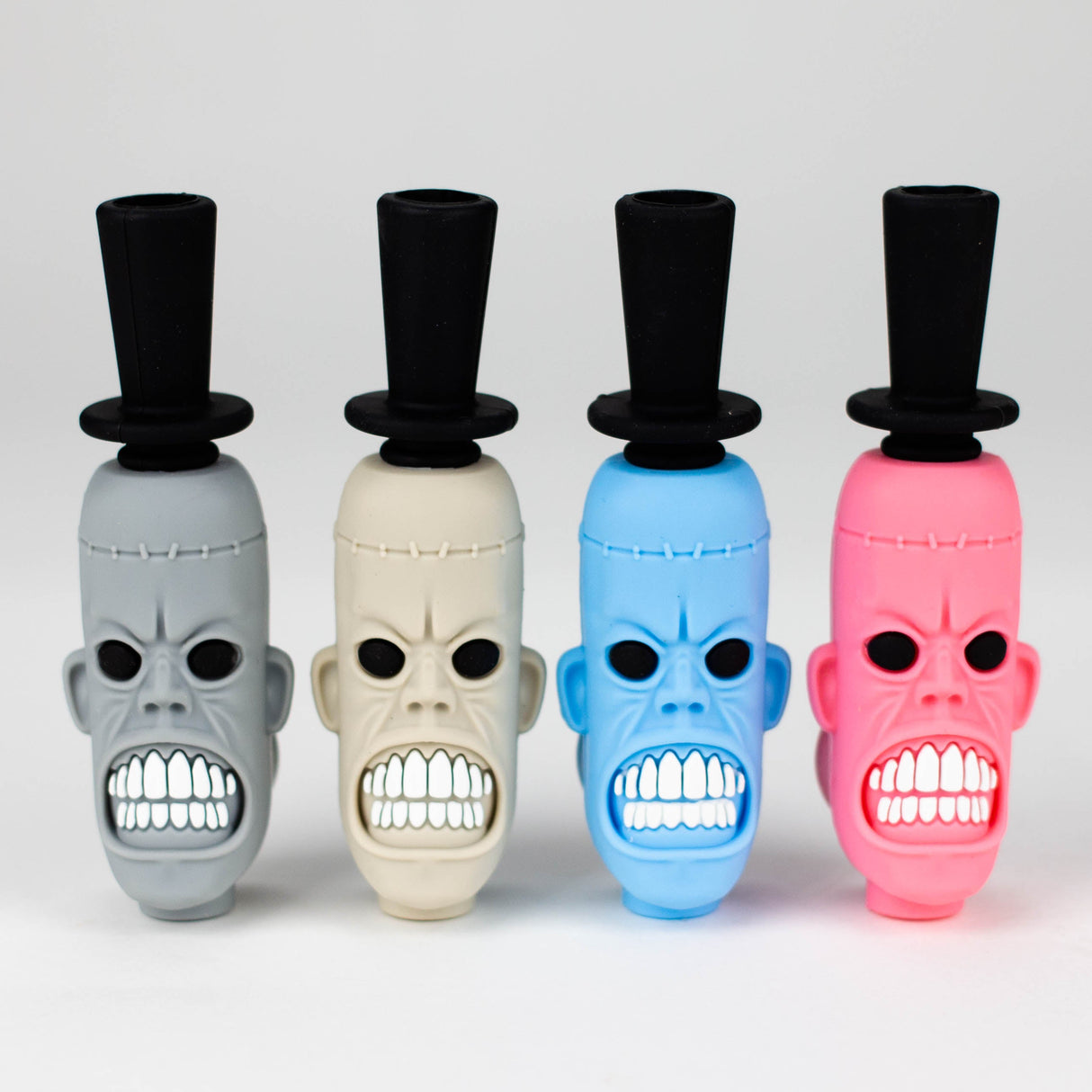 3.6" Silicone Zombie hand pipe Silicone Pipe YHS Smoke