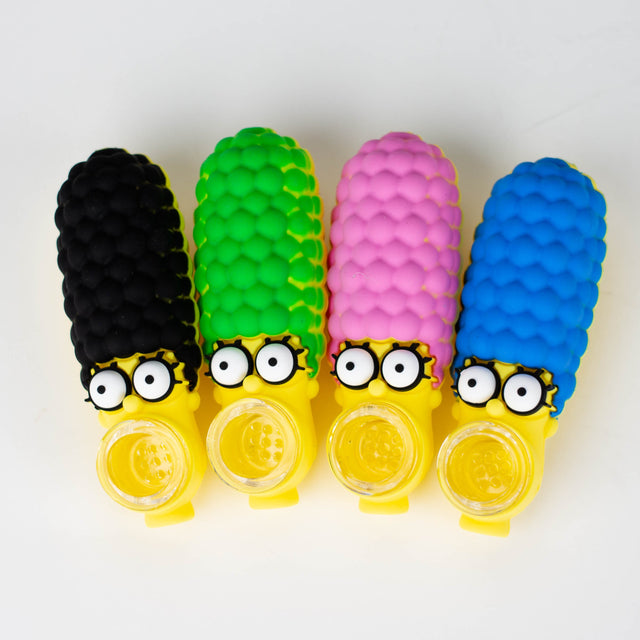 3.4" Silicone Maggie hand pipe Silicone Pipe YHS Smoke