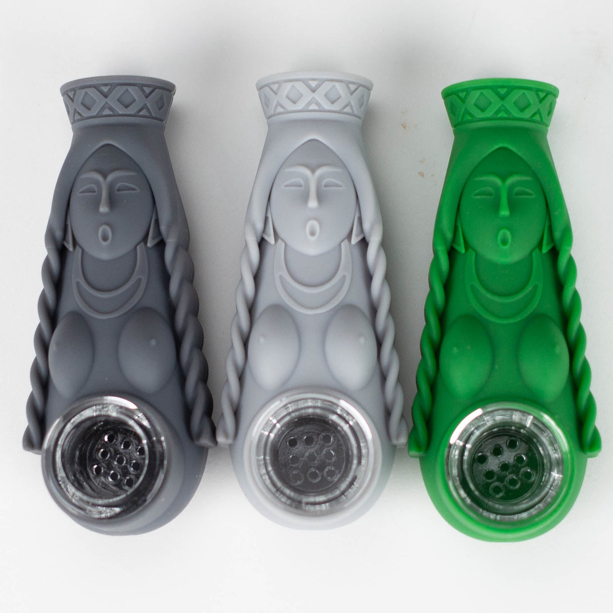 3.1" Silicone girl hand pipe Silicone Pipe YHS Smoke