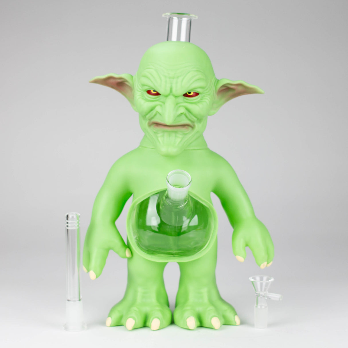 12" Goblin Water Pipe Resin · Silicone · Plastic Bong YHS Smoke