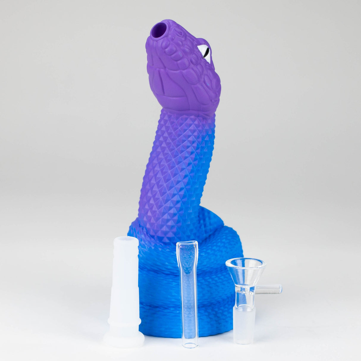 9.4" Vinyl viper water pipe Resin · Silicone · Plastic Bong YHS Smoke