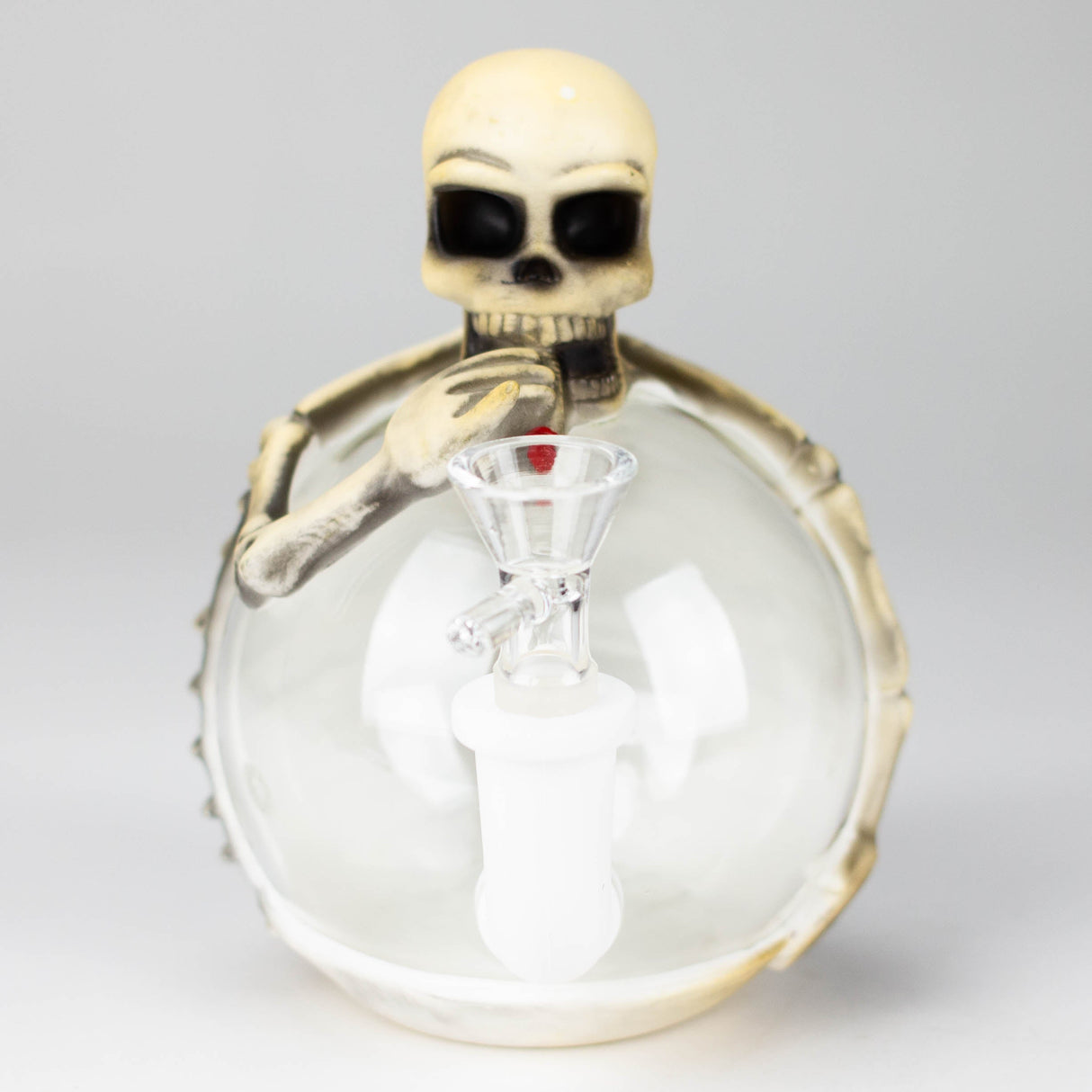 5.8" Resin Skull man Water pipe Resin · Silicone · Plastic Bong YHS Smoke