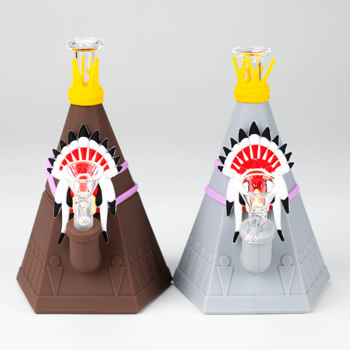 5.7” Tipi water pipe Resin · Silicone · Plastic Bong YHS Smoke