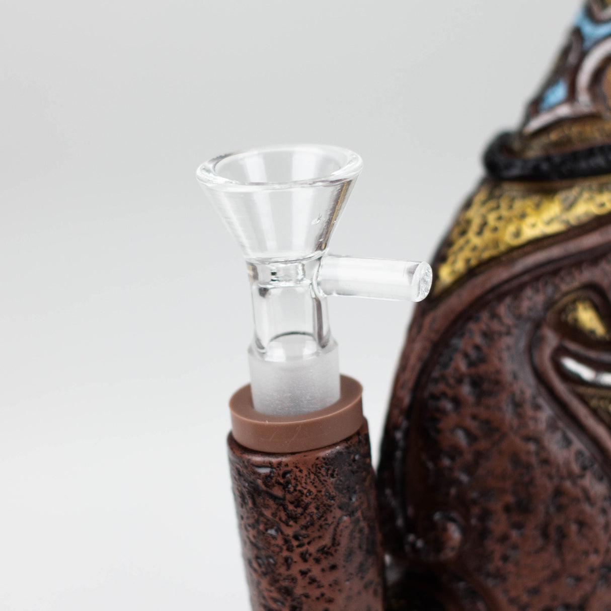 7.8“ Vinyl indian elements water pipe Resin · Silicone · Plastic Bong YHS Smoke