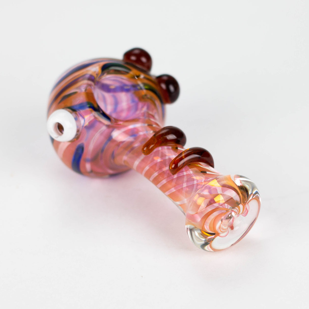 4.5" Gold Fumed Hand Pipe Pack of 2 Glass Pipe Bongzie Smokes