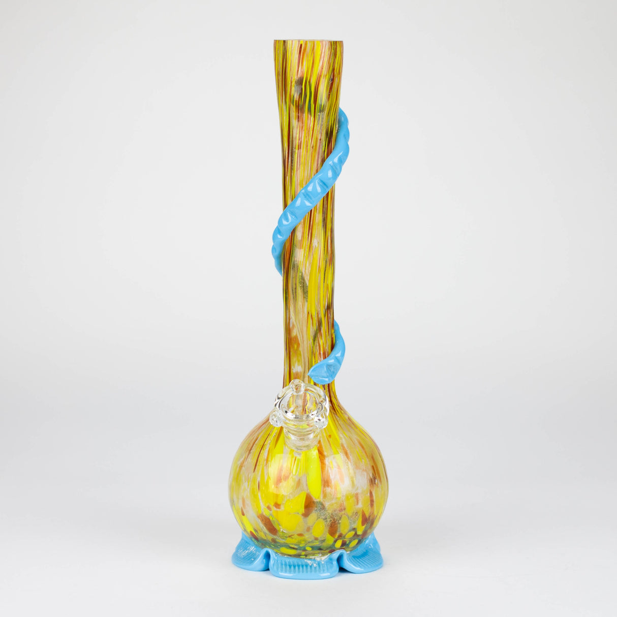 12" soft glass water pipe Glass Bong Bongzie Smokes