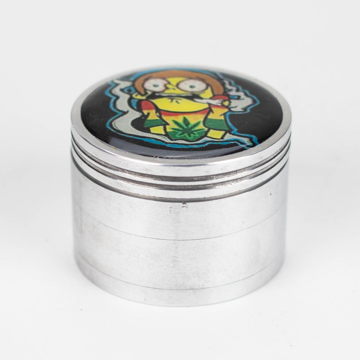 45mm Cartoon design 4 parts aluminium grinder Pack of 20 Display Pack Bongzie Smokes
