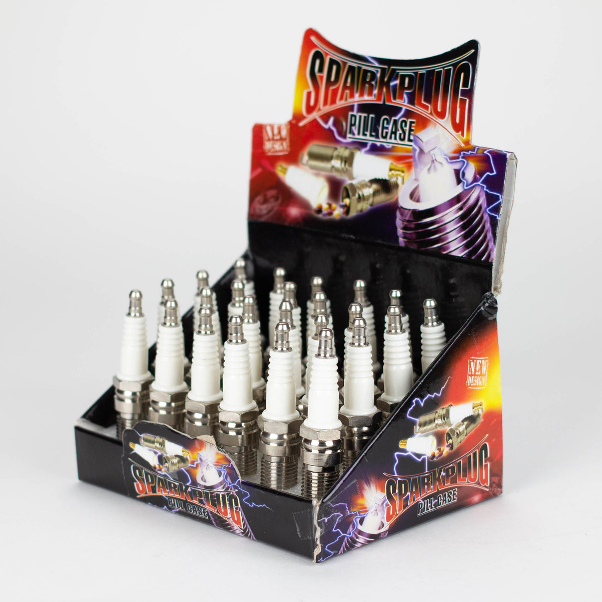 Secret Stash Car Spark Plug Style Pill Box Storage Vial ONE