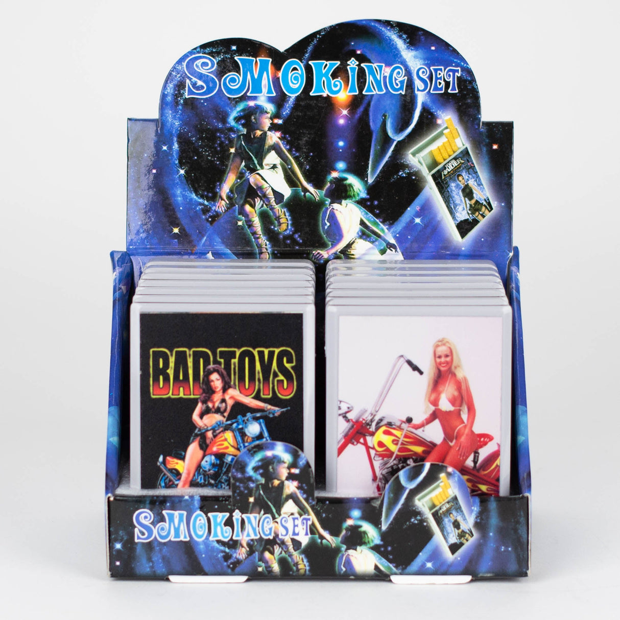 Cigarette Case King size slide plastic Box of 12 Case ONE