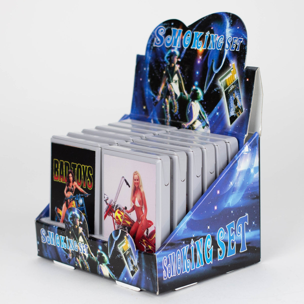 Cigarette Case King size slide plastic Box of 12 Case ONE