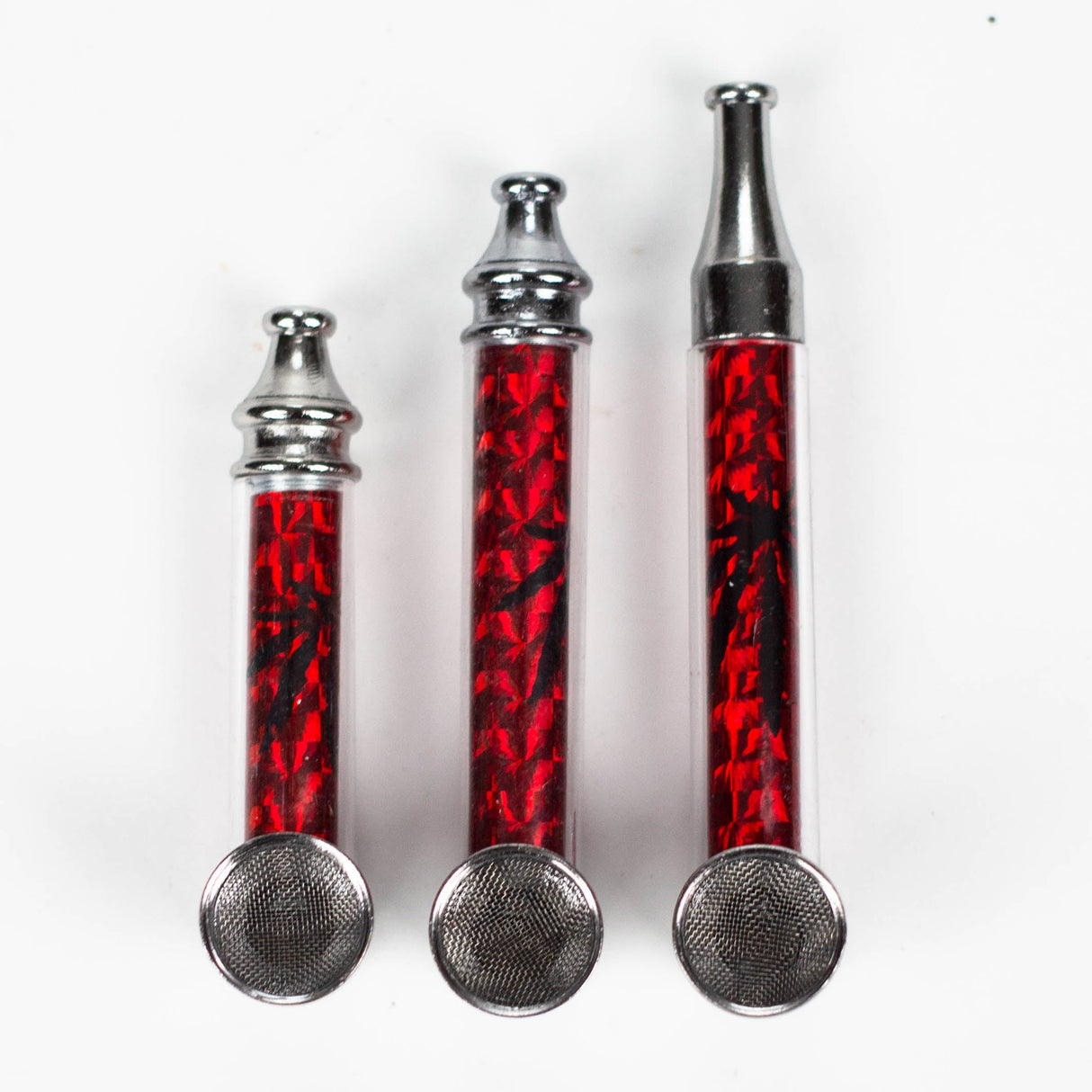 Metal Pipe with Screen Box of 12 Metal Pipe 777 Smoke