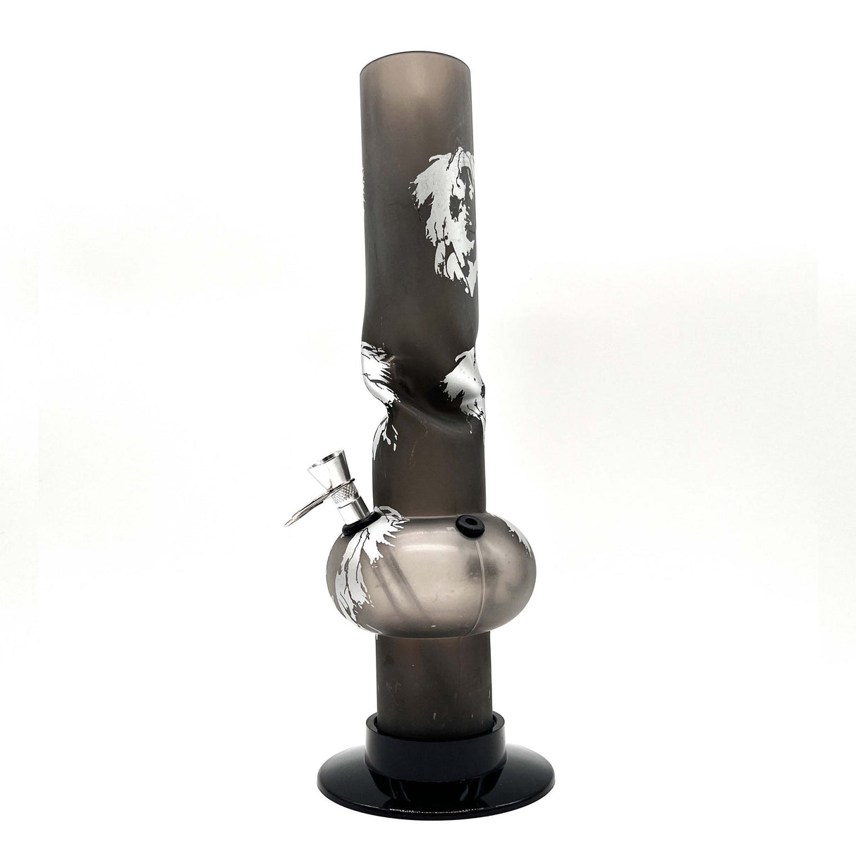 12" Acrylic Water Pipe Bong FAM-A ( PIP276 ) Acrylic Bong NIBO Distribution BLACK