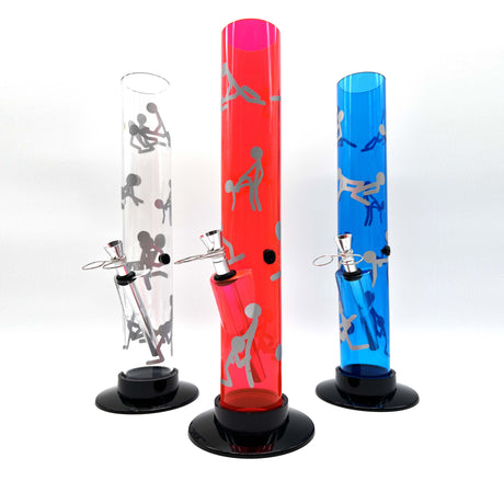 12" Acrylic Water Pipe Bong FAP-1 ( PIP278 ) Acrylic Bong NIBO Distribution