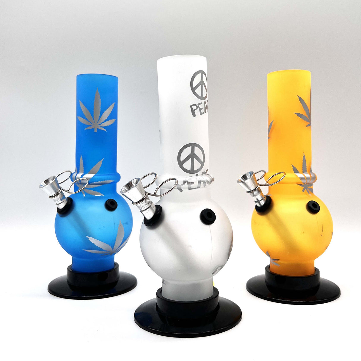 8" Acrylic Water Pipe Bong FBM02 ( PIP545 ) Acrylic Bong NIBO Distribution