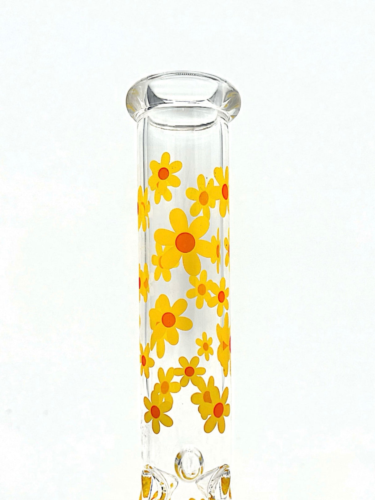 10" Flower Design Glass Bong Glass Bong Super Supplys Inc