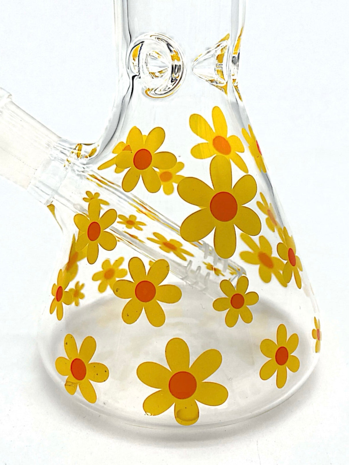 10" Flower Design Glass Bong Glass Bong Super Supplys Inc