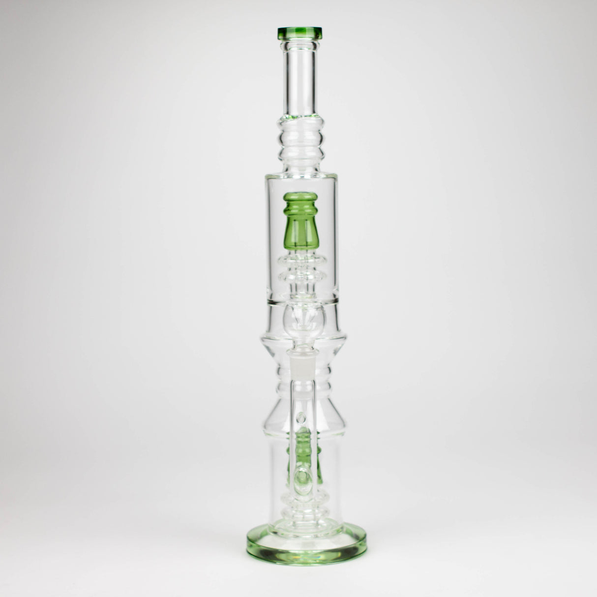 18" Glass water bong with Percolator and Diffuser Glass Bong Bongzie Smokes