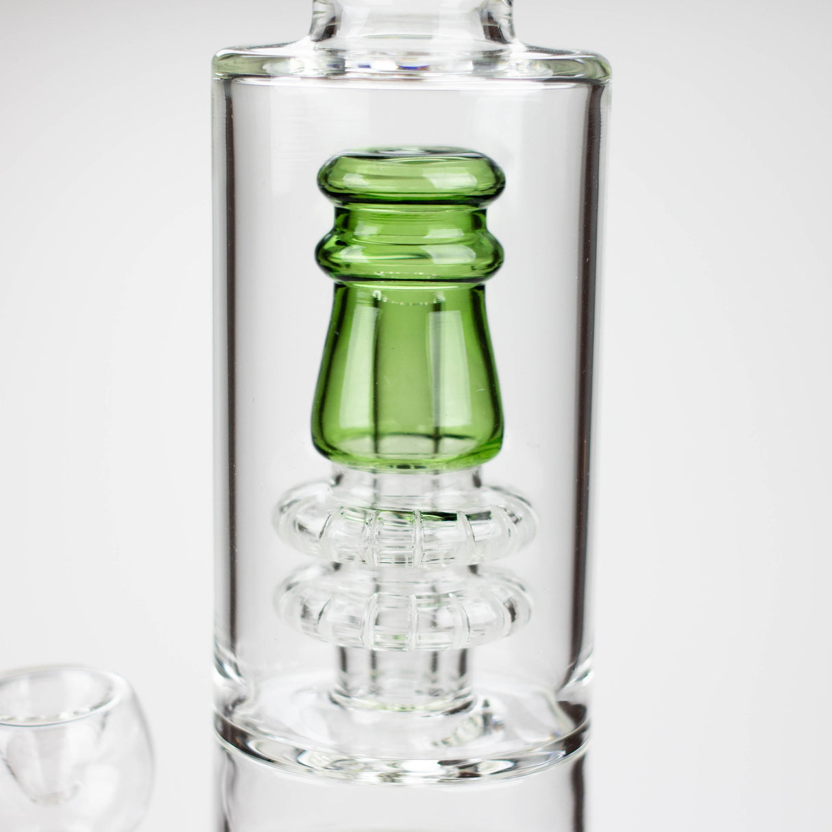 18" Glass water bong with Percolator and Diffuser Glass Bong Bongzie Smokes