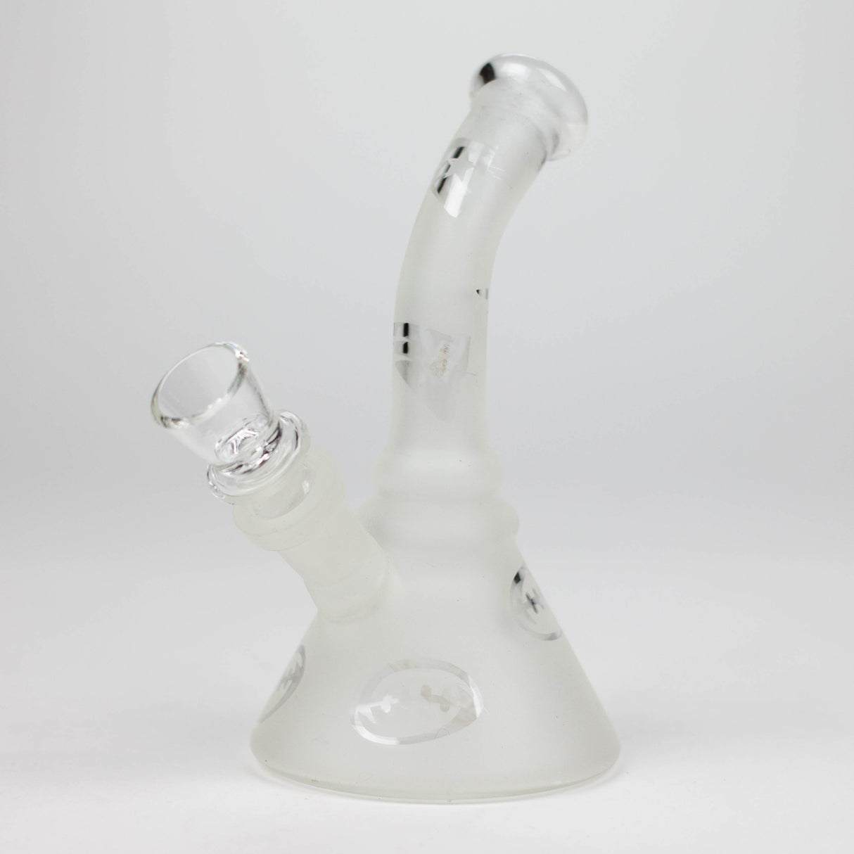 6" Glow in the dark glass bong Glass Bong Bongzie Smokes