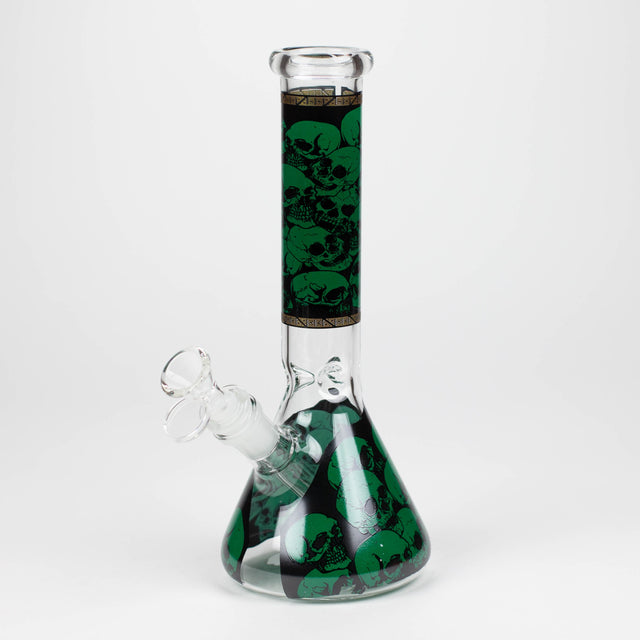 Z10" Glass Bong With The War Design Glass Bong 777 Smoke