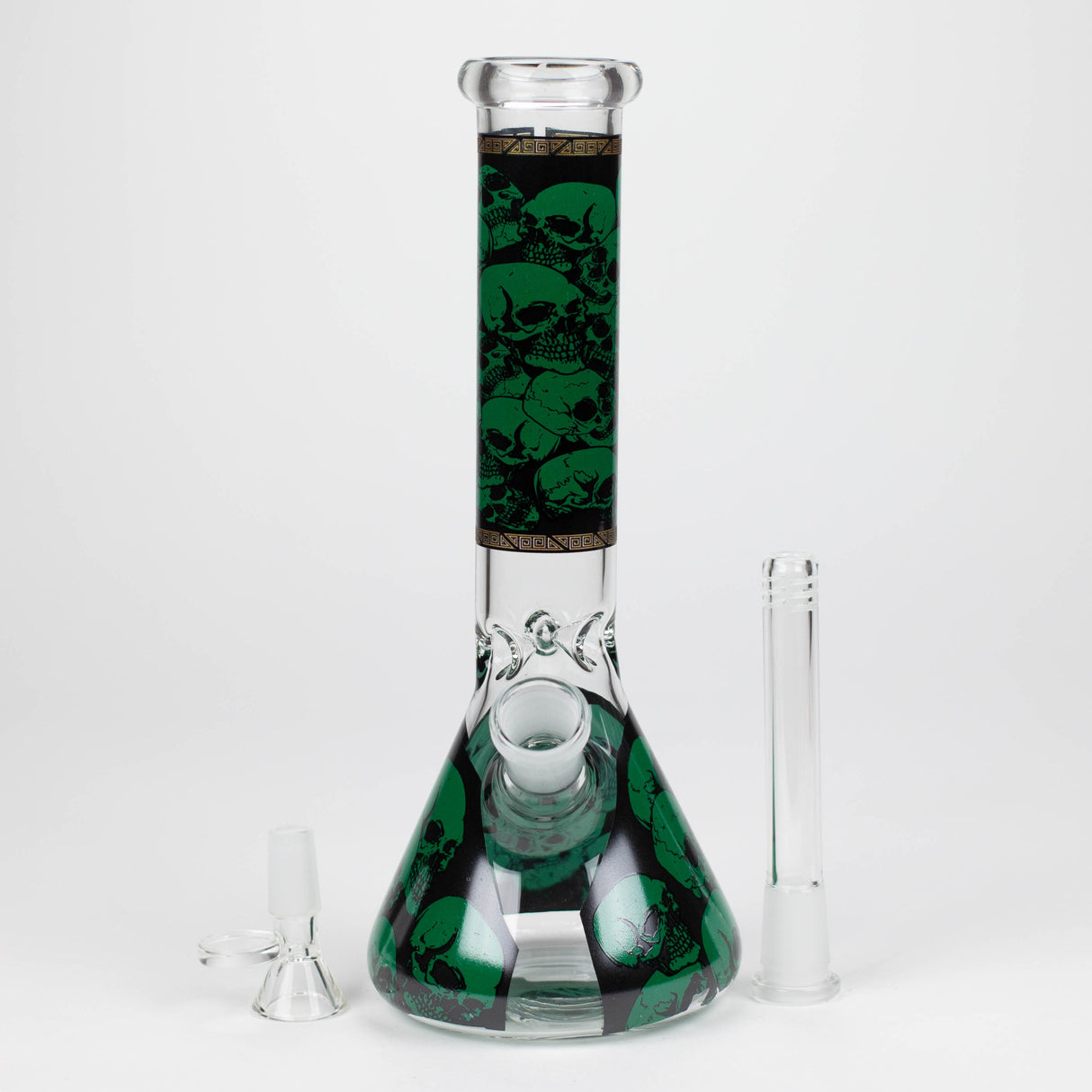 Z10" Glass Bong With The War Design Glass Bong 777 Smoke
