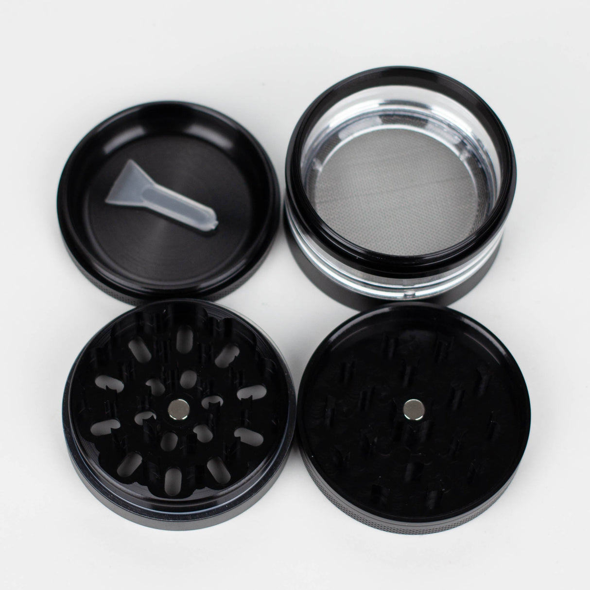 Heavy Duty Large "Don't Panic It's Organic" 4 Parts Weed Grinder Engraved in Canada Design #2 Regular Grinder Laser Ninja