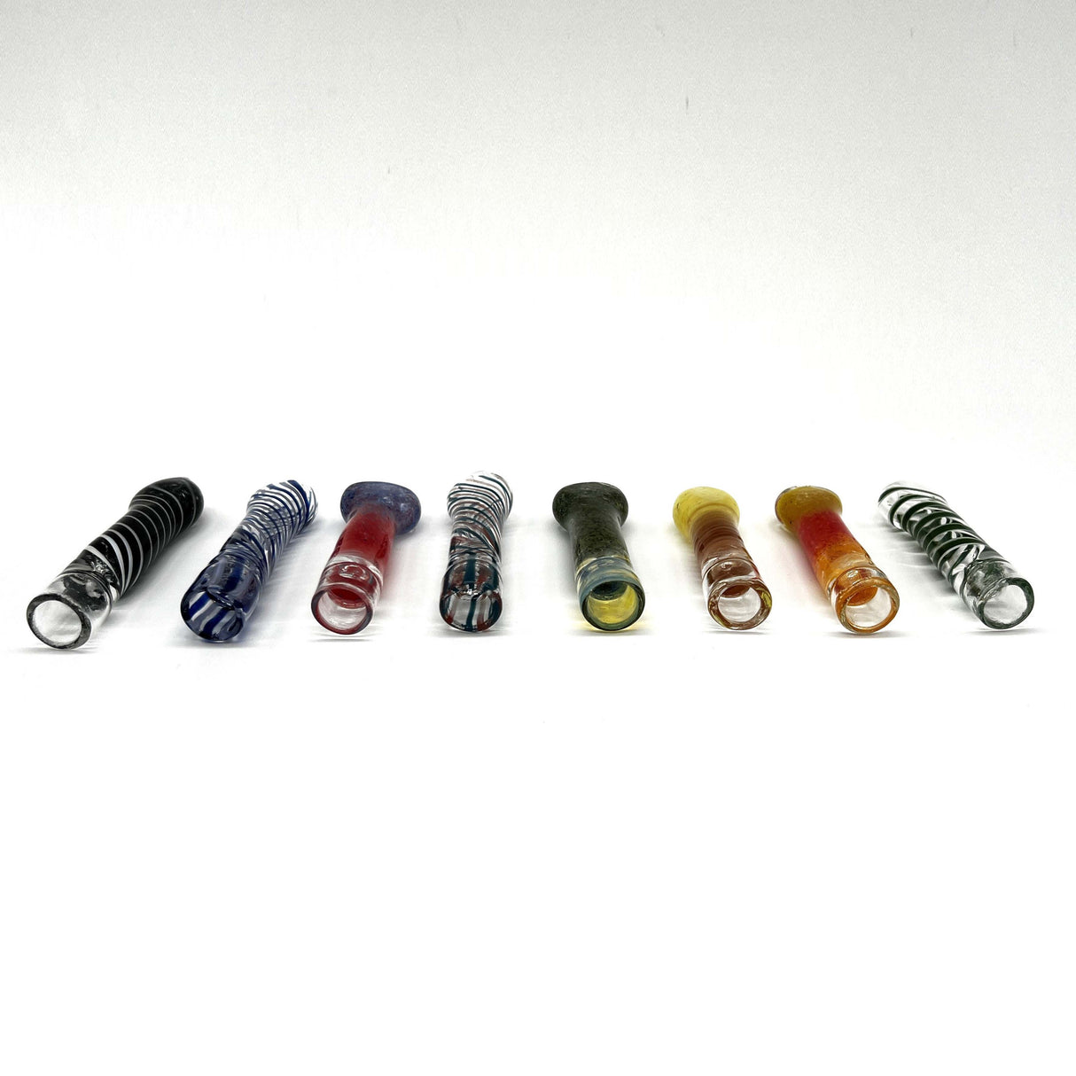 3" Double Glass Bat - Assorted design Glass Pipe NIBO Distribution