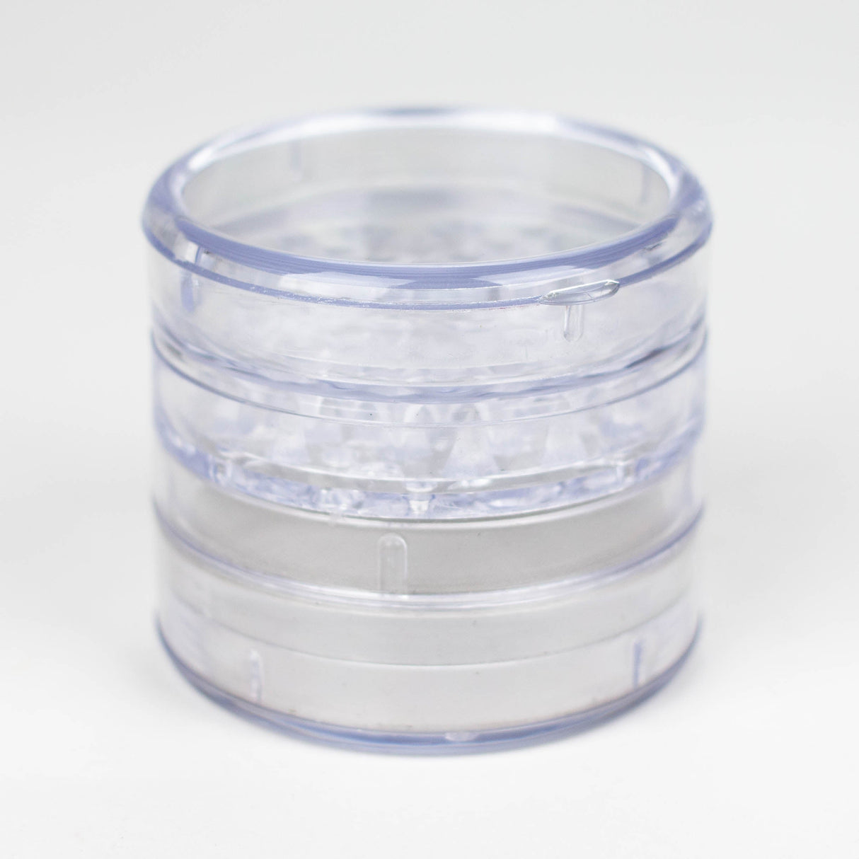 ACRYLIC GRINDER PACK OF 20 Display Pack Bongzie Smokes Clear