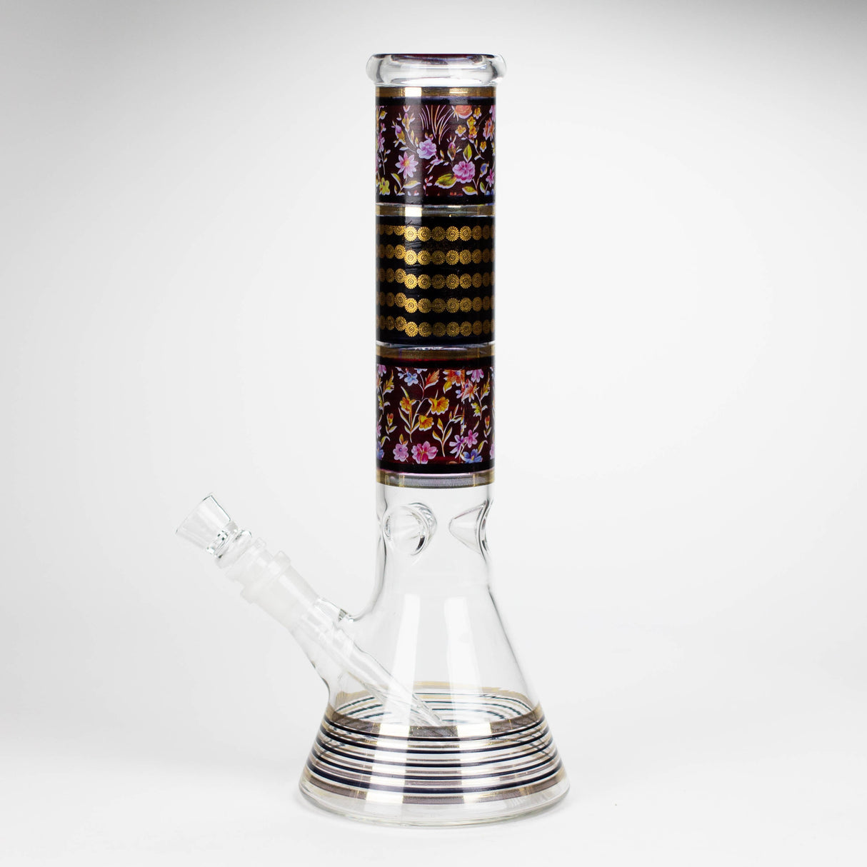 12" Royal Conical assorted design glass bong Glass Bong Bongzie Smokes